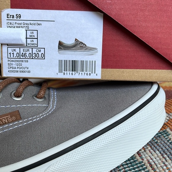 Vans Men’s Era 59
(C&L) Frost Gray/Acid Den
VN0A38FSQ70
Sneakers - Picture 16 of 16